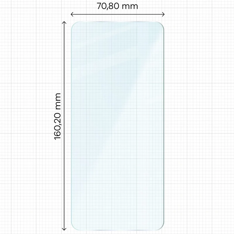 Gehärtetes Glas für Galaxy A07 4G / 5G, Bizon Glass Clear