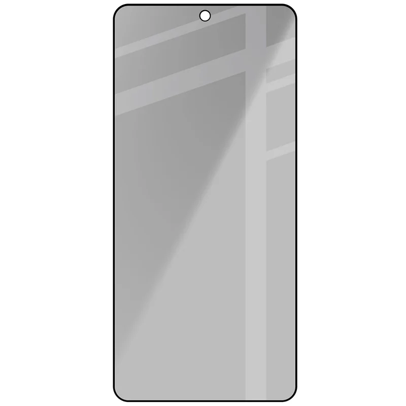 Gehärtetes Glas mit Privatschutzfilter für Galaxy S26 Ultra, Bizon Glass Edge Shadow, getönt mit schwarzer Rahmen