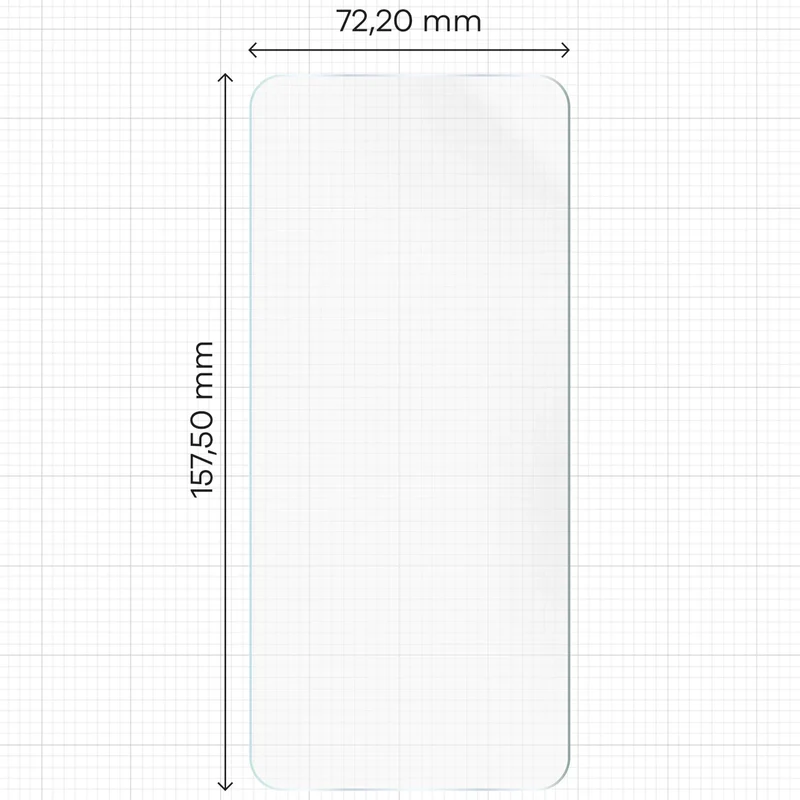 Hydrogel Folie für den Bildschirm für Honor Magic8 Lite, Bizon Film Hydrogel Front, 1 Stück
