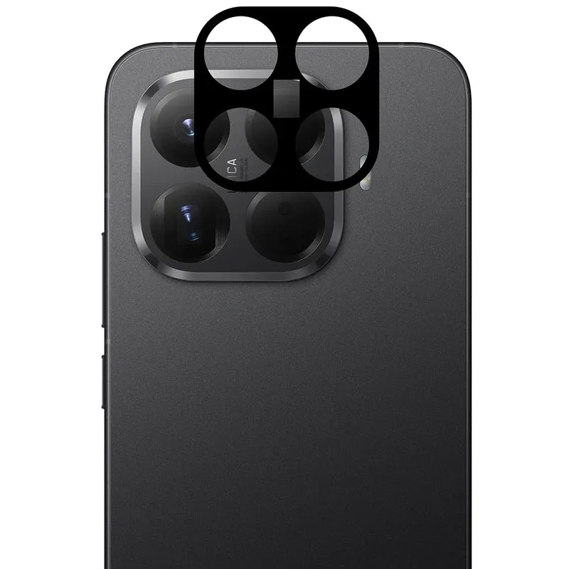 Gehärtetes Glas - 2 Stück + Kameraschutz für Xiaomi 15T Pro, Bizon Glass Edge Pack, Schwarz