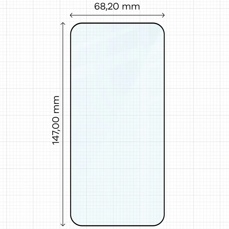 Gehärtetes Glas - 2 Stück + Kameraschutz für Vivo X300, Bizon Glass Edge Pack, Schwarz