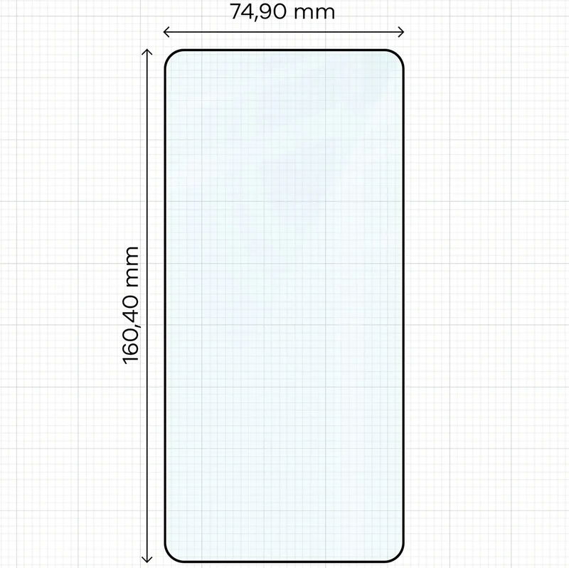 Gehärtetes Glas für Galaxy S26 Ultra, Bizon Glass Edge, Schwarzer Rahmen