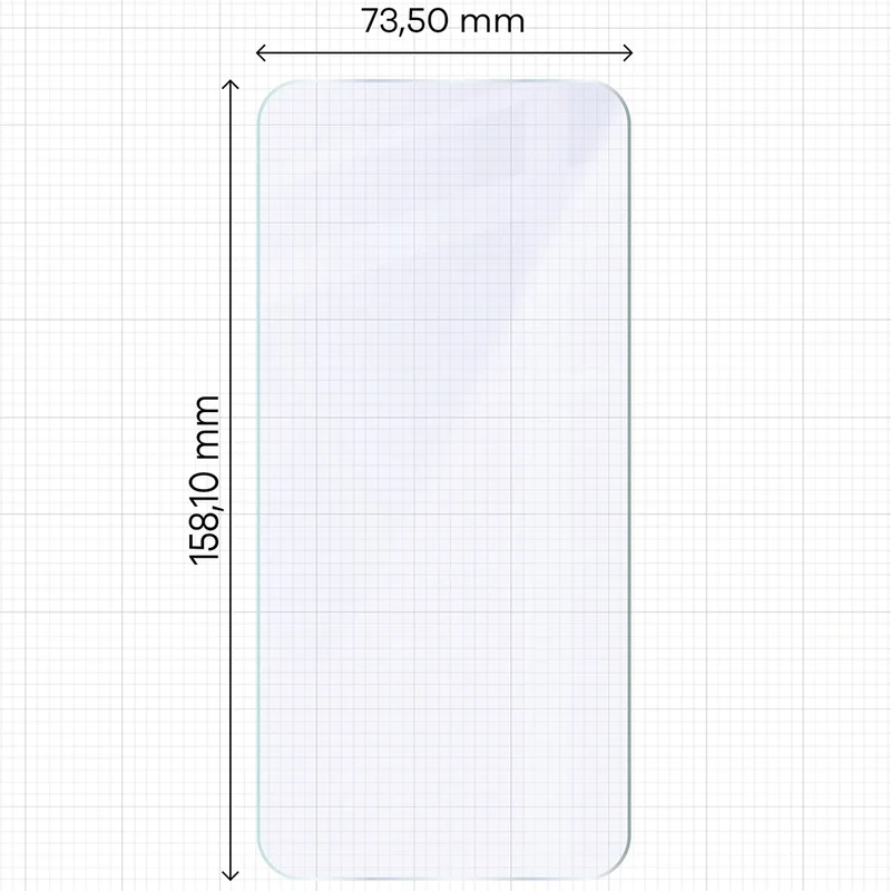 Flexibles Hybridglas für Xiaomi 15T, Bizon Hybrid Mule Duo, 2 Stück