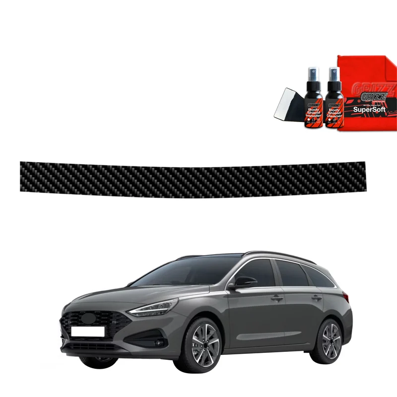 Kohlenstoff Schutzfolie Grizz Protector für Ladekante - Hyundai i30 Wagon (2020-2026)
