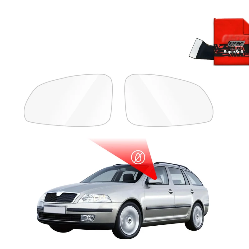 Regenschutzfolie Grizz Protector für Außenspiegel - Skoda Octavia 2 Kombi (2004-2008)