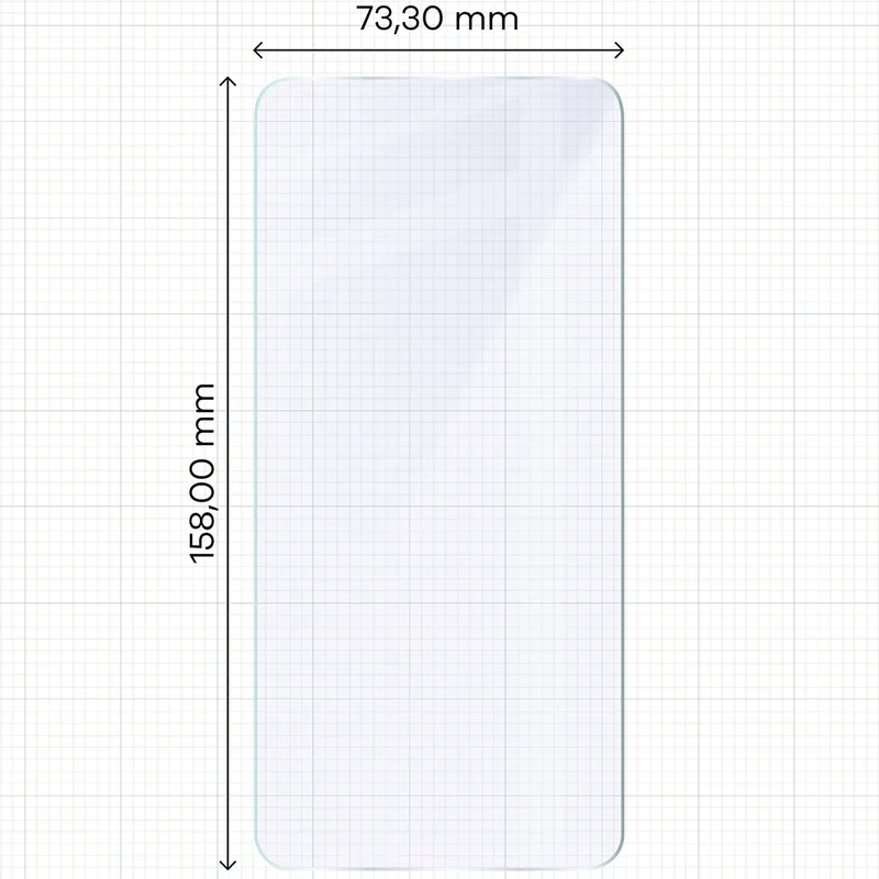 Flexibles Hybridglas für Galaxy S25 FE, Bizon Hybrid Mule Duo, 2 Stück