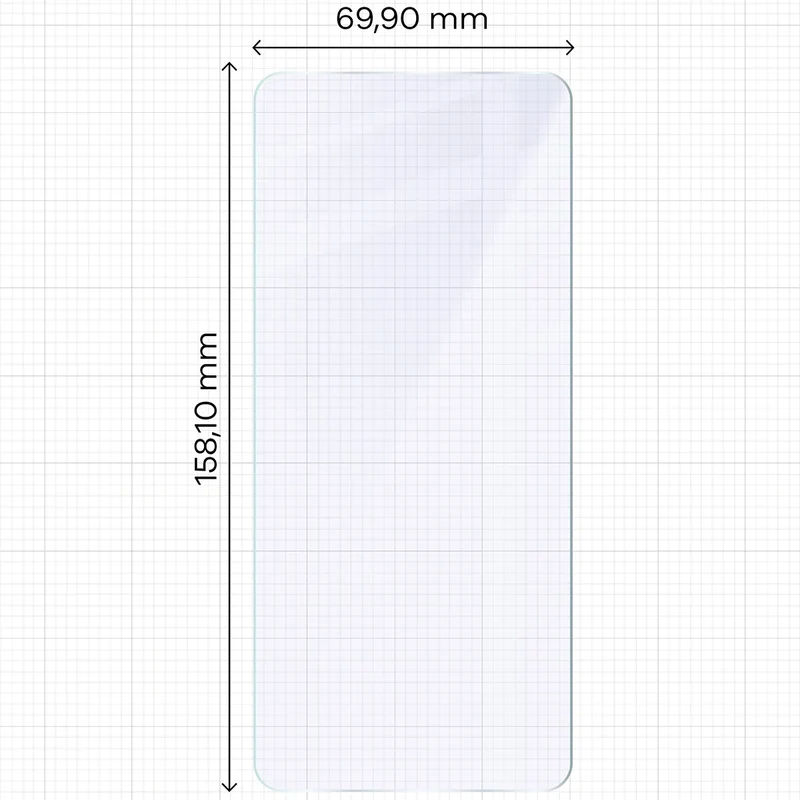 Flexibles Hybridglas für Realme 14T 5G, Bizon Hybrid Mule Duo, 2 Stück
