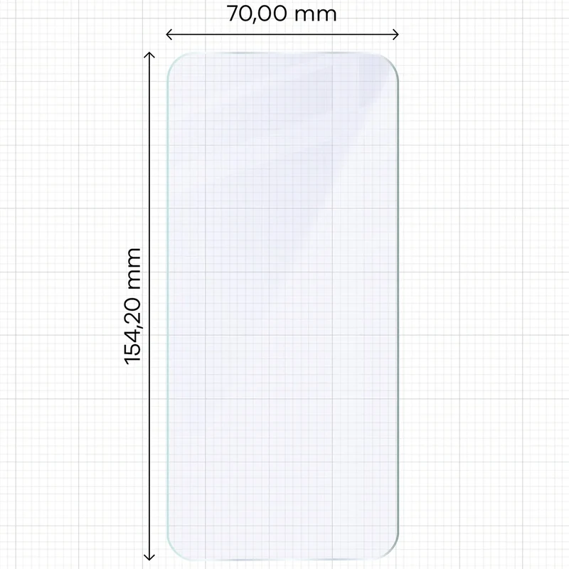Flexibles Hybridglas für Oppo Reno 14 FS, Bizon Hybrid Mule Duo, 2 Stück