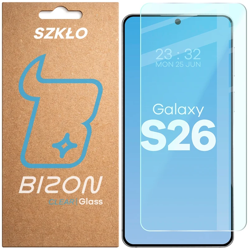 Gehärtetes Glas für Galaxy S26, Bizon Glass Clear