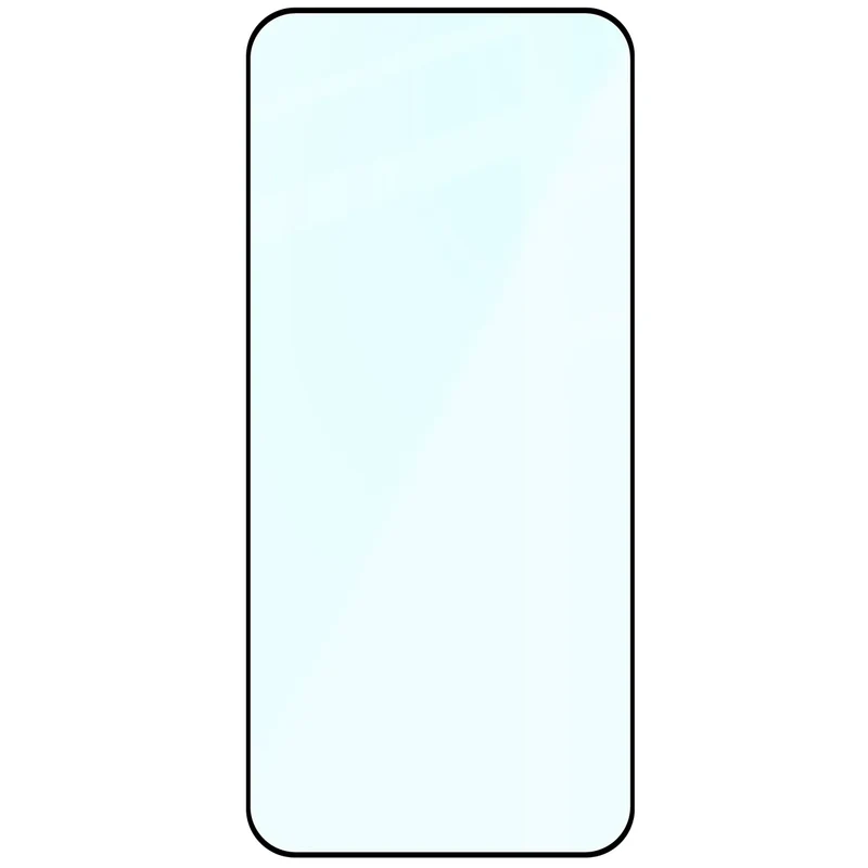 Gehärtetes Glas für OnePlus 15R, Bizon Glass Edge, Schwarzer Rahmen