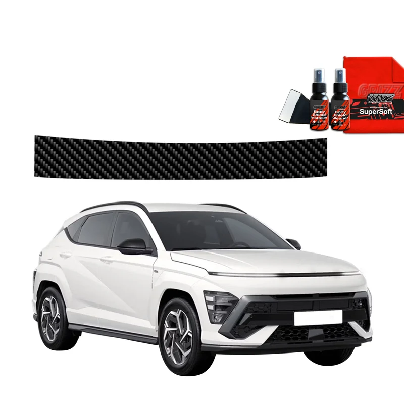 Kohlenstoff Schutzfolie Grizz Protector für Ladekante - Hyundai Kona N-Line (2023-2026)