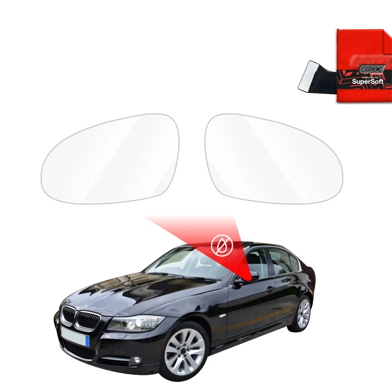 Regenschutzfolie Grizz Protector für Außenspiegel - BMW 3 E90 Sedan LCI (2008-2012)