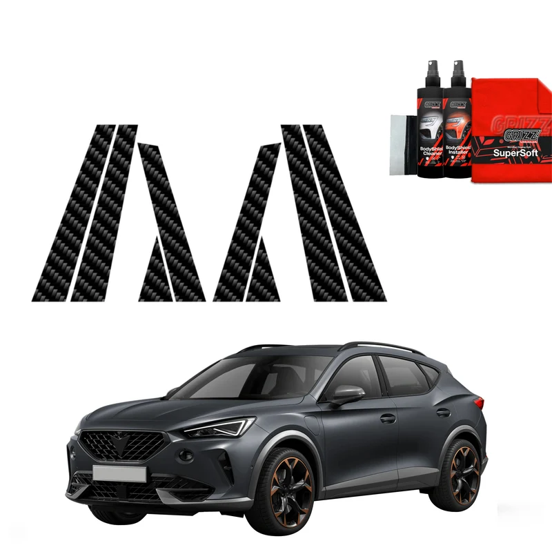 8in1 Kohlenstoff Schutzfolie Grizz Protector für B-C-Säule - Cupra Formentor (2020-2024)