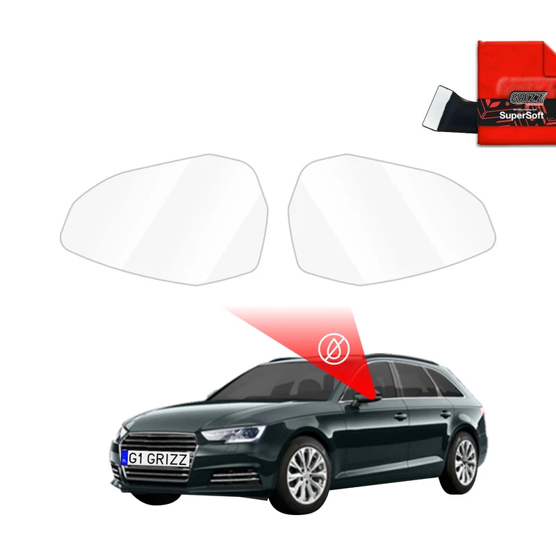 Regenschutzfolie Grizz Protector für Außenspiegel - Audi A4 B9 (2020-2024)