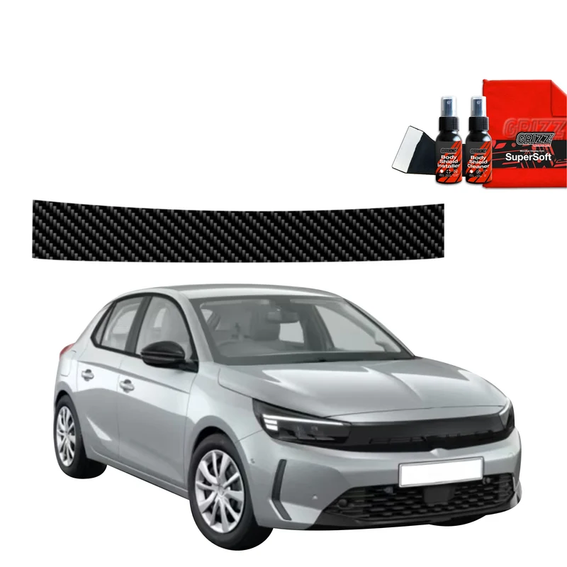 Kohlenstoff Schutzfolie Grizz Protector für Ladekante - Opel Corsa (2023- 2025)