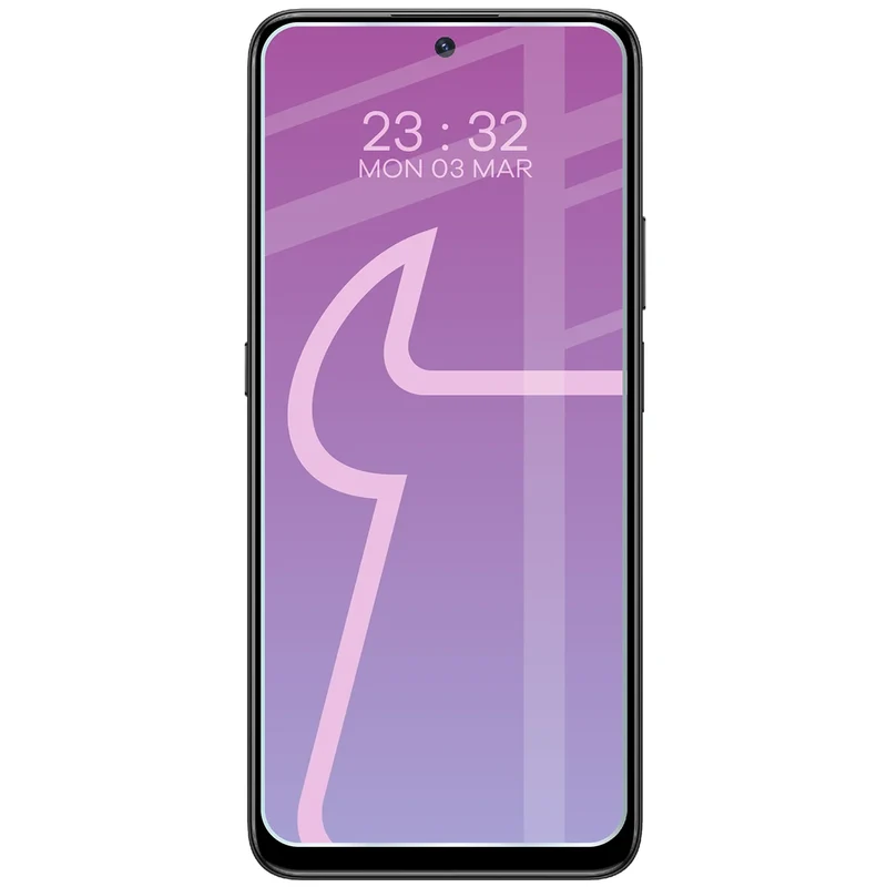 Flexibles Hybridglas für Honor X7d, Bizon Hybrid Mule Duo, 2 Stück