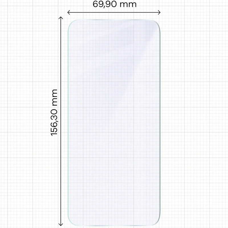 Flexibles Hybridglas für Honor 400 Lite, Bizon Hybrid Mule Duo, 2 Stück