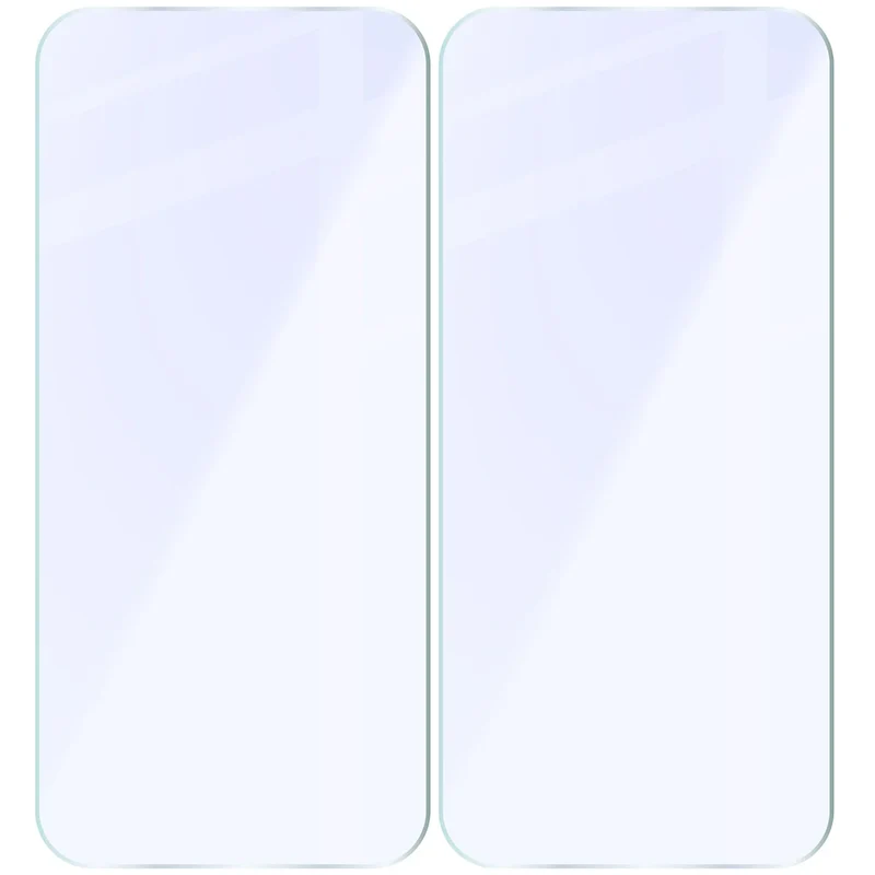 Flexibles Hybridglas für iPhone 16 Pro, Bizon Hybrid Mule Duo, 2 Stück