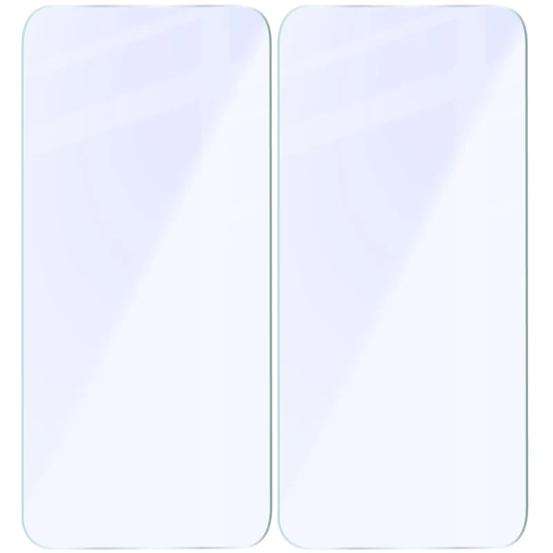 Flexibles Hybridglas für iPhone 15 Pro Max, Bizon Hybrid Mule Duo, 2 Stück