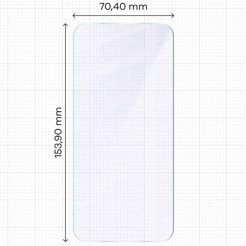 Flexibles Hybridglas für Oppo Reno 15 F, Bizon Hybrid Mule