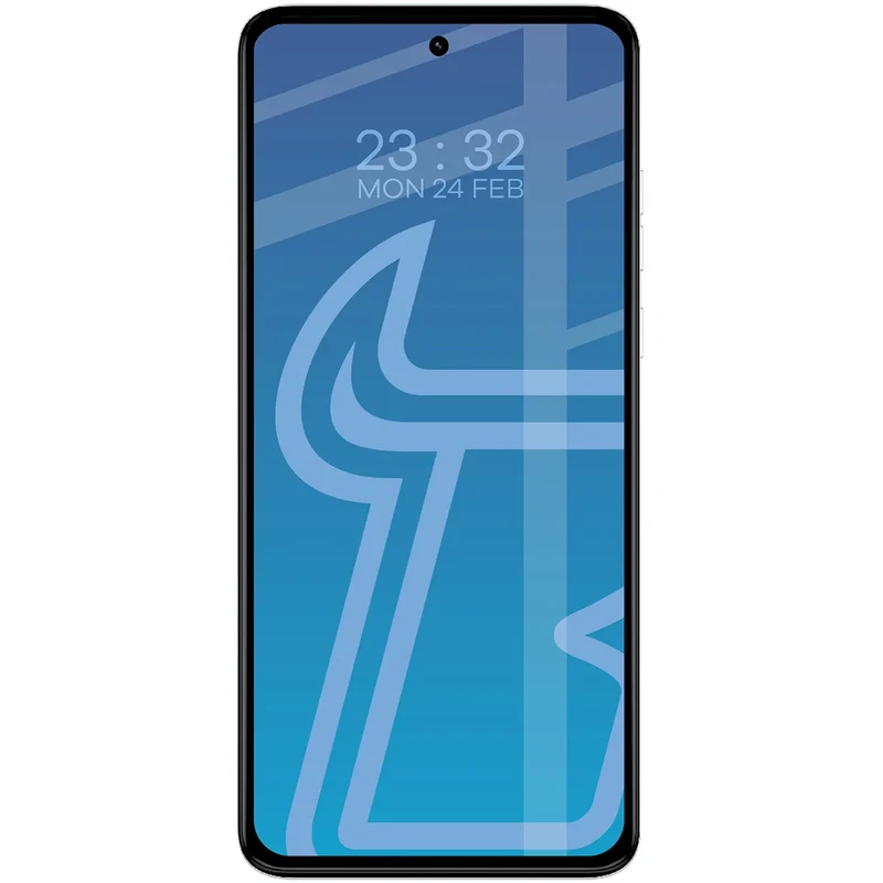 Gehärtetes Glas für Motorola Moto G84 5G, Bizon Glass Edge Duo, Schwarzer Rahmen, 2 Stück