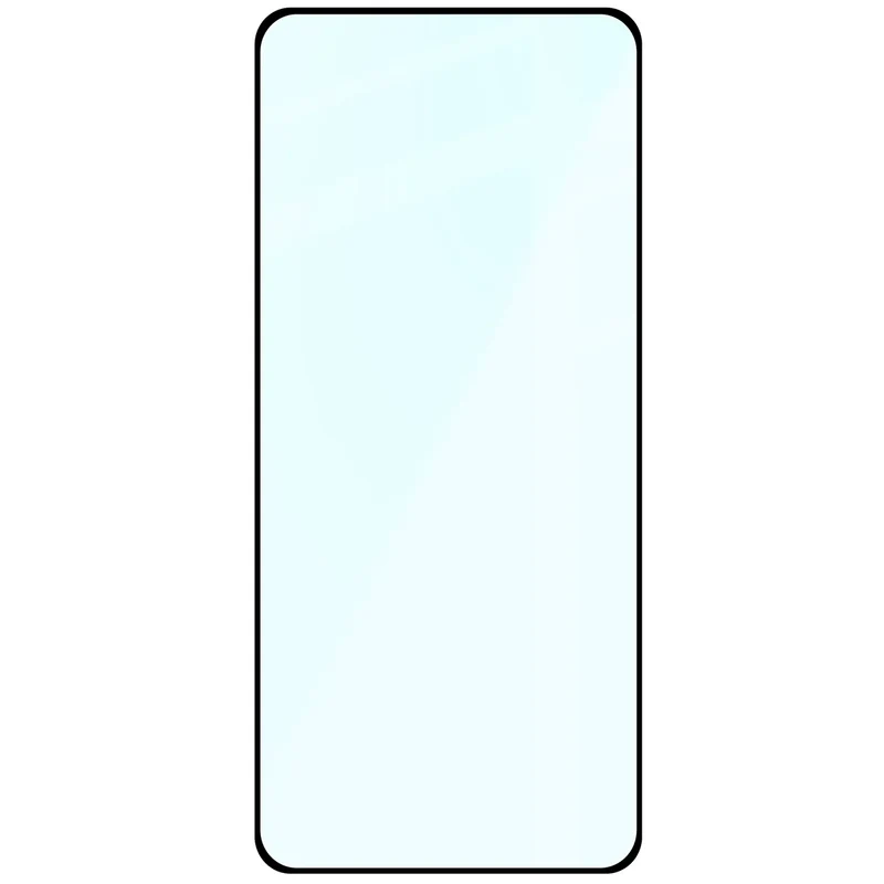 Gehärtetes Glas für Motorola Edge 70, Bizon Glass Edge, Schwarzer Rahmen