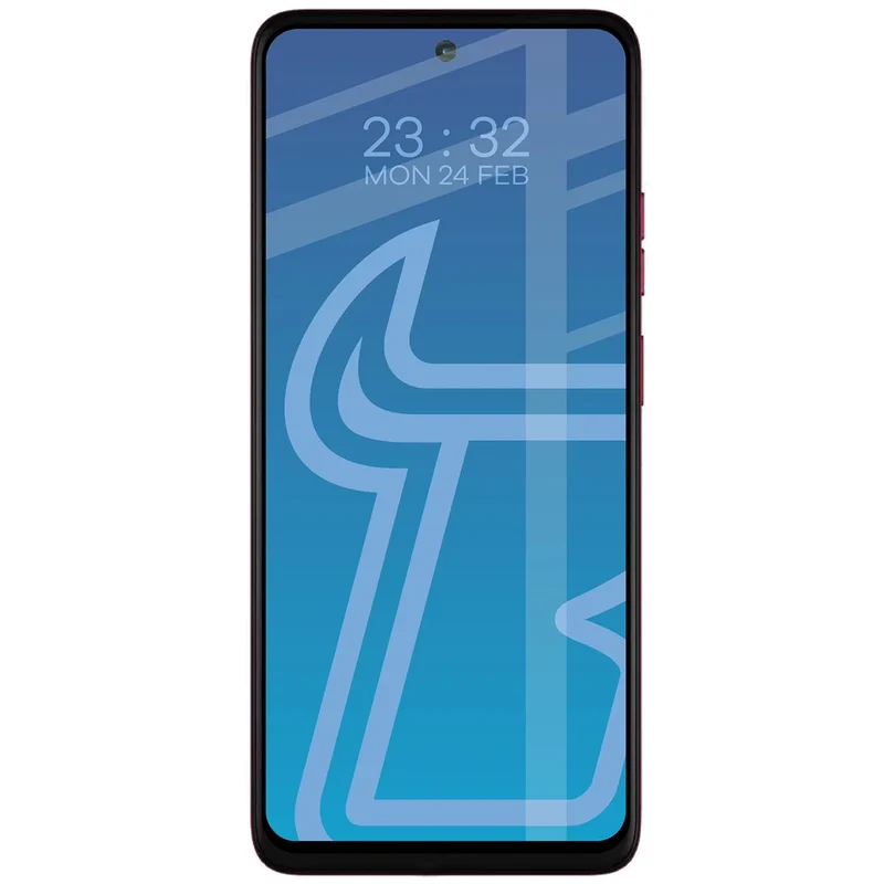 Gehärtetes Glas für Motorola Moto G57 Power / G67 Power, Bizon Glass Edge, Schwarzer Rahmen