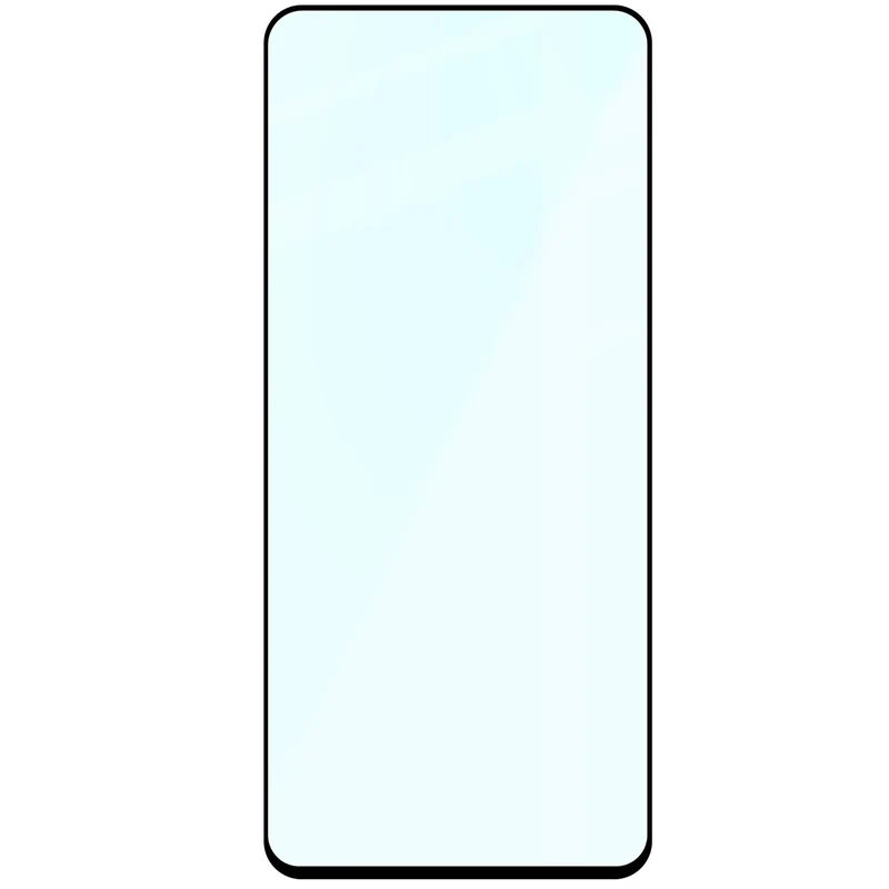 Gehärtetes Glas für Motorola Moto G57 Power / G67 Power, Bizon Glass Edge, Schwarzer Rahmen