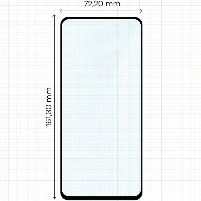 Gehärtetes Glas für Motorola Moto G15 / G15 Power / G05 / E15 / G56 5G, Bizon Glass Edge Duo, Schwarzer Rahmen, 2 Stück