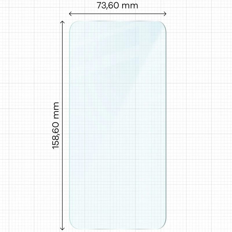 Gehärtetes Glas für Xiaomi Redmi Note 15 Pro 5G, Bizon Glass Clear