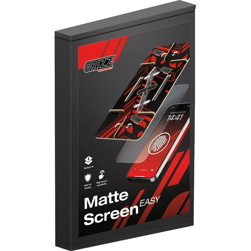 Matte Bildschirmfolie für iPhone 17 Pro Max, Grizz MatteScreen Easy mit Applikator, 2 Stück