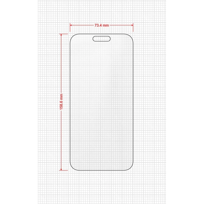 Matte Bildschirmfolie für iPhone 17 Pro Max, Grizz MatteScreen Easy mit Applikator, 2 Stück
