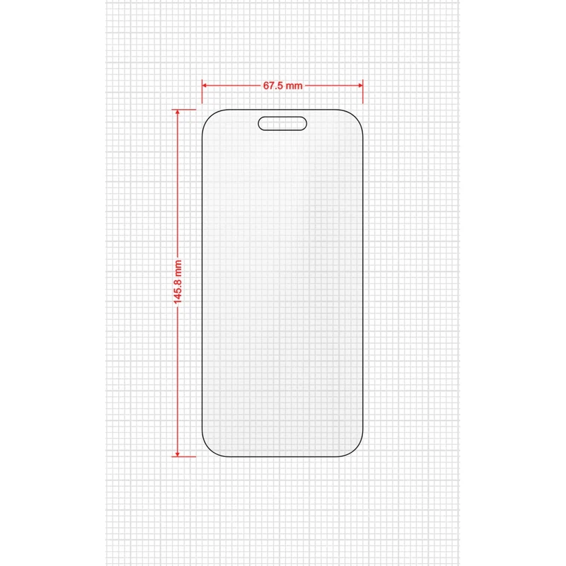 Matte Bildschirmfolie für iPhone 17, Grizz MatteScreen Easy mit Applikator, 2 Stück