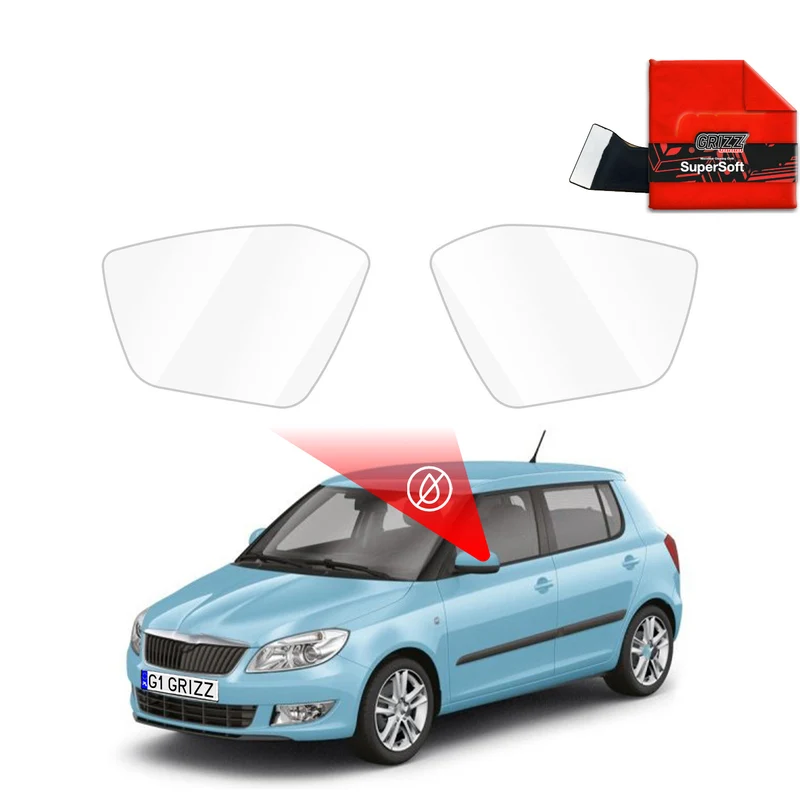 Regenschutzfolie Grizz Protector für Außenspiegel - Skoda Fabia (2014-2021)