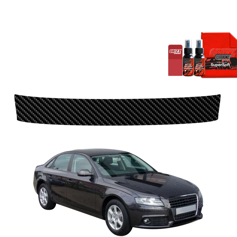 Kohlenstoff Schutzfolie Grizz Protector für Ladekante - Audi A4 B8 Sedan (2007-2011)