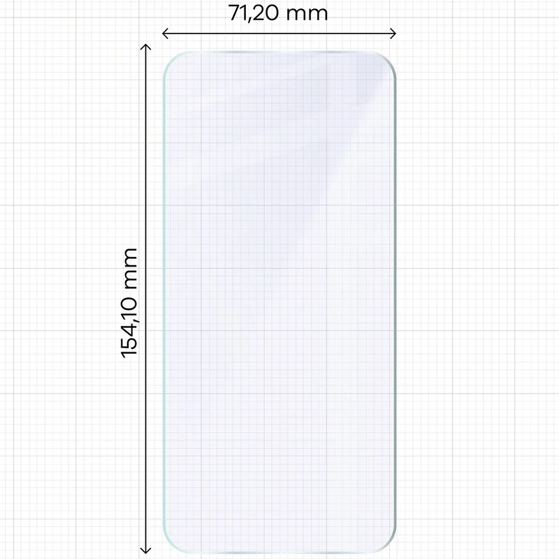 Flexibles Hybridglas für Oppo Reno 15, Bizon Hybrid Mule