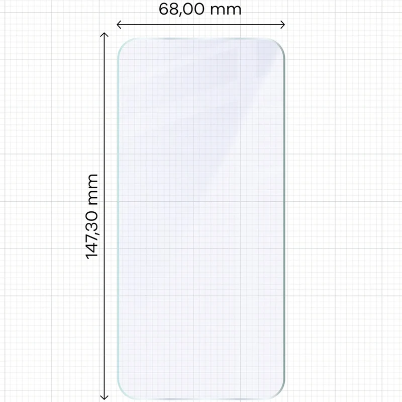 Flexibles Hybridglas für Oppo Reno 15 Pro, Bizon Hybrid Mule