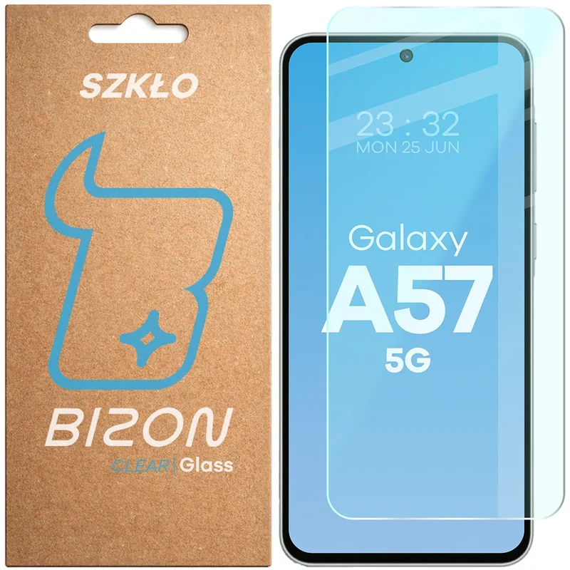 Gehärtetes Glas für Galaxy A57 5G, Bizon Glass Clear
