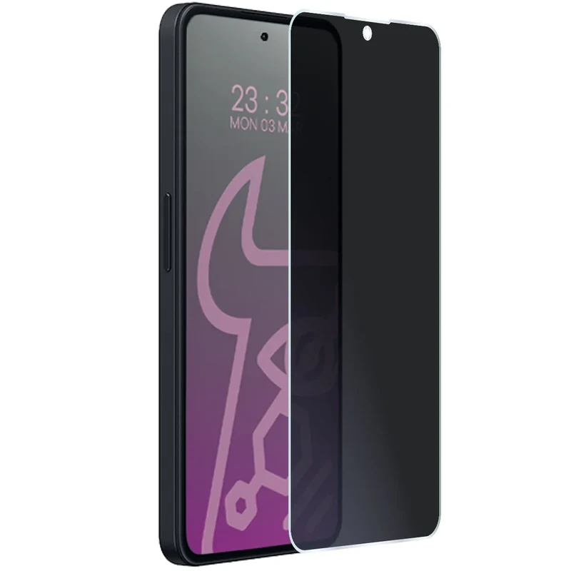 Hybridglas mit Privatschutzfilter für Nothing Phone (3a) Lite, Bizon Hybrid Shadow, Matt