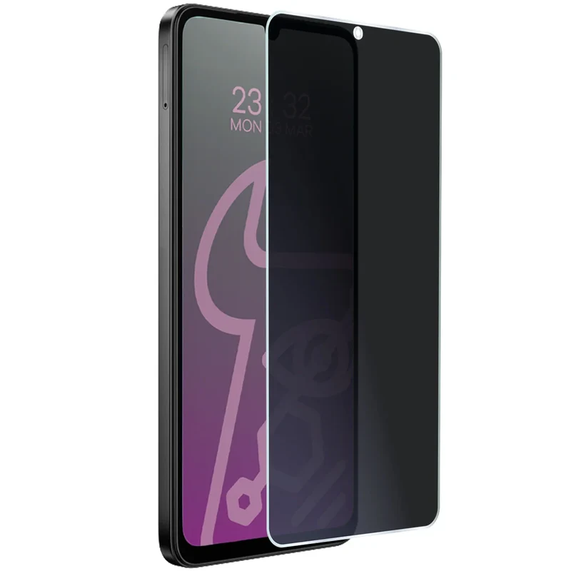Hybridglas mit Privatschutzfilter für Honor X5c Plus, Bizon Hybrid Shadow, Matt