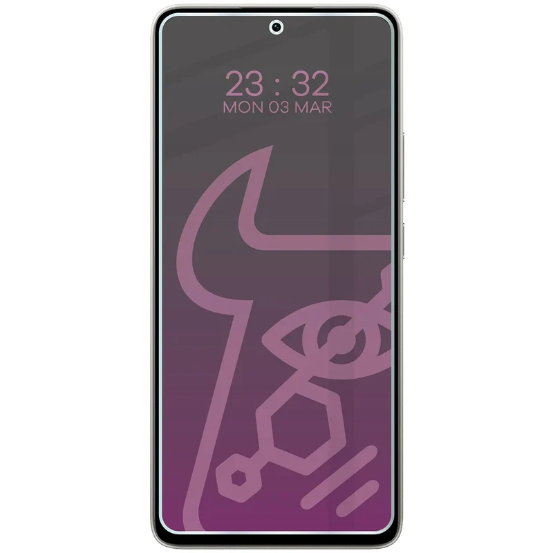 Hybridglas mit Privatschutzfilter für Xiaomi Poco M7 Pro 5G, Bizon Hybrid Shadow, Matt