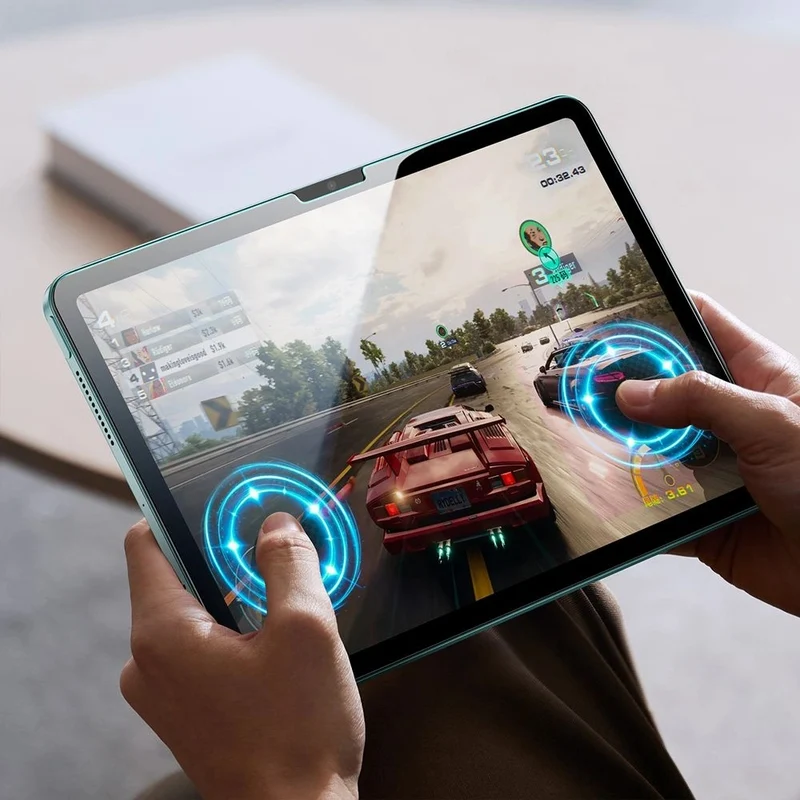 Gehärtetes Glas mit Positionierrahmen für iPad Pro 11" M5 2025 / M4 2024, ESR UltraFit Tempered Glass, 2 Stück