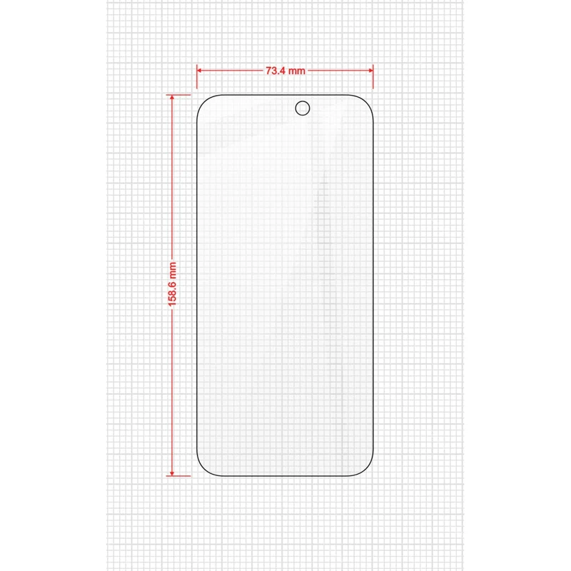 Bildschirmglas für iPhone 17 Pro Max, Grizz HybridGlass Easy mit Applikator, 2 Stück