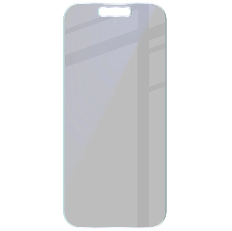 Hybridglas mit Privatschutzfilter für iPhone 15 Pro, Bizon Hybrid Shadow, Matt