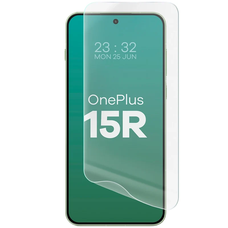 Hydrogel Folie für den Bildschirm für OnePlus 15R, Bizon Film Hydrogel Front, 1 Stück