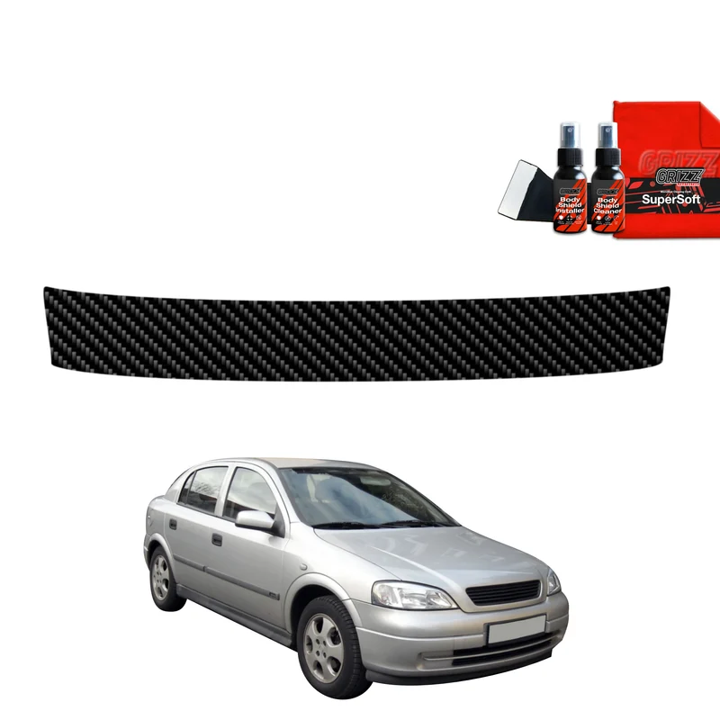 Kohlenstoff Schutzfolie Grizz Protector für Ladekante - Opel Astra G Hatchback 5D (1998-2009)