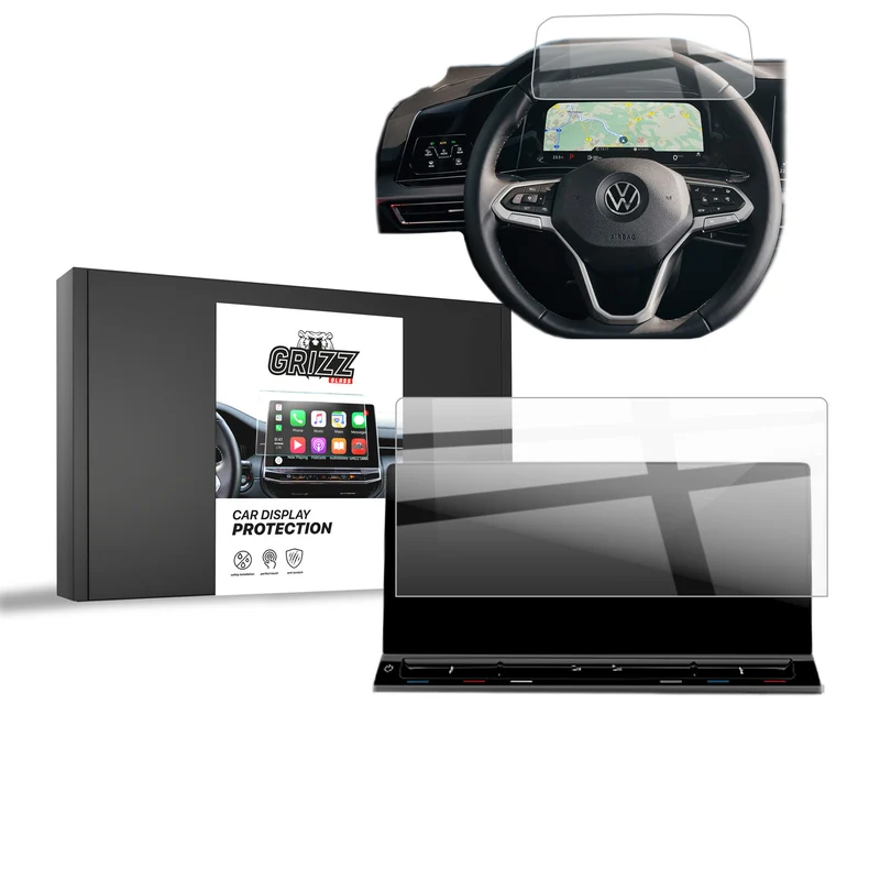 Keramische Autodisplayfolie 2in1 für Volkswagen Multivan T7 10" (2021-2024), Grizz Protector