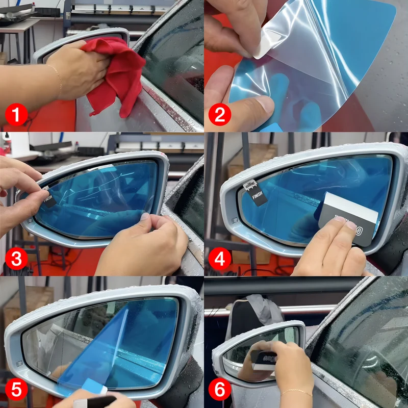 Regenschutzfolie Grizz Protector für Außenspiegel - Audi R8 (2018-2024)