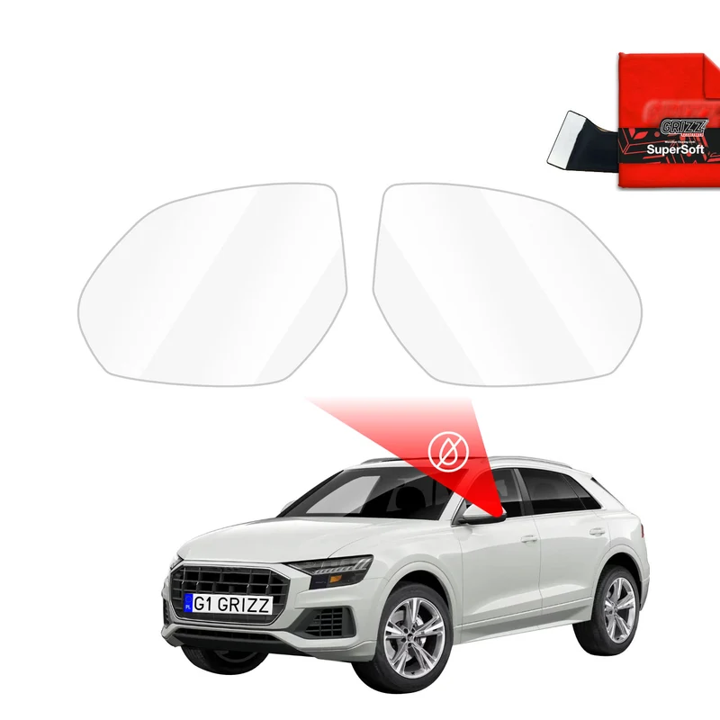 Regenschutzfolie Grizz Protector für Außenspiegel - Audi Q7 4M (2020-2024)