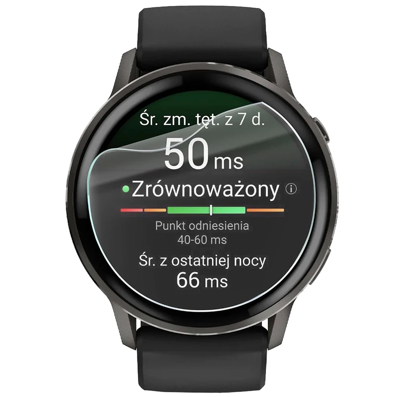 Hydrogel Folie für den Bildschirm für Garmin Venu 4 45 mm, Bizon Watch Film Hydrogel Duo, 2 Stück